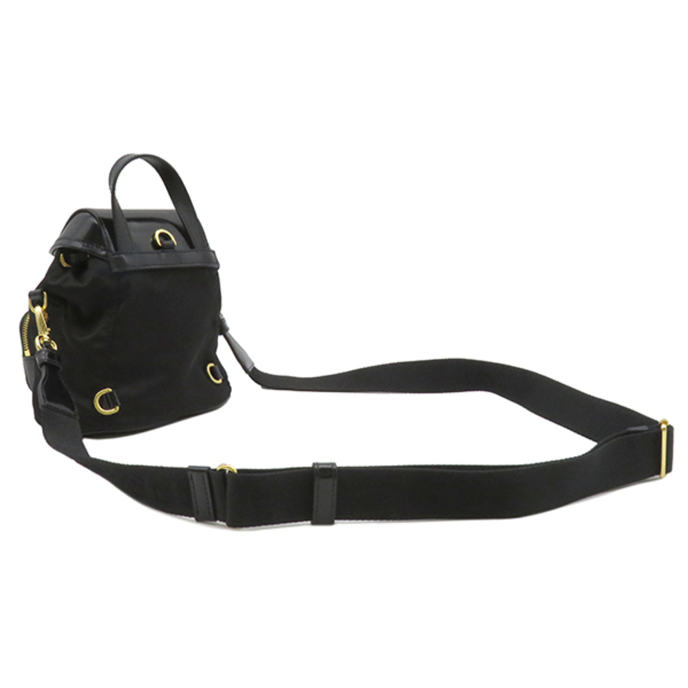 Prada Small Brushed Backpack/Daypack Leather Blac… - image 1